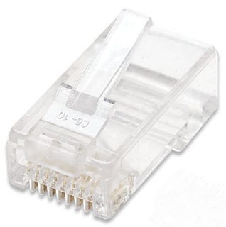 Intellinet Modular Plug RJ45. Cat5. UTP. for standard wire ...