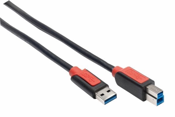 USB 3.0 connection cable 3.0m A/B blue