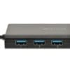 Digitus USB 3.0 3-Port Hub & Gigabit LAN Adapter - Image 5