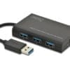 Digitus USB 3.0 3-Port Hub & Gigabit LAN Adapter