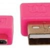 Flat Micro-USB Cable 1 m (3 ft.) Pink/Green - Image 5