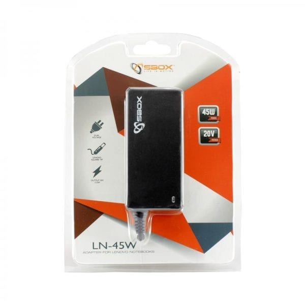 Charging Adapter for Lenovo notebooks 45W 20V Rectangular Connector
