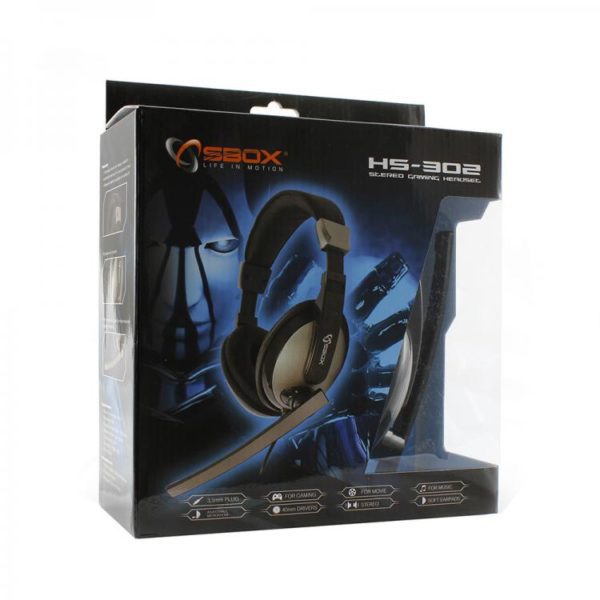 Stereo Headset SBOX HS-302 for 3.5mm or USB