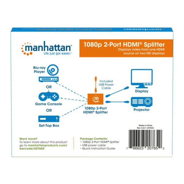 1080p 2-Port HDMI Splitter - Image 4