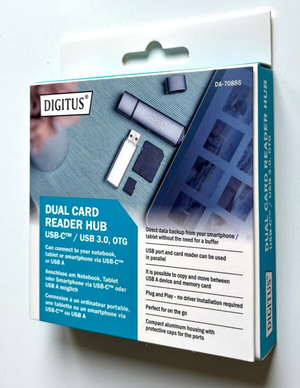 DIGITUS Dual Card Reader Hub USB-C / USB 3.0, OTG - Image 9