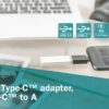 USB Type-C adapter, type C Plug to A Socket M/F, 3A, 5GB, 3.0 Version Polybag - Image 4