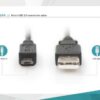 2.0M MICRO USB 2.0 CONNECTION CABLE  A - MICRO B - Image 2