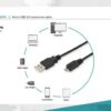 2.0M MICRO USB 2.0 CONNECTION CABLE  A - MICRO B - Image 4