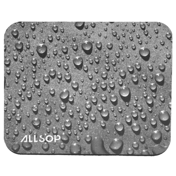 Allsop Mouse Pad Raindrop Black - Packaged