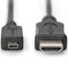 2.0m HDMI High Speed connection cable, type D - A M/M - Image 5
