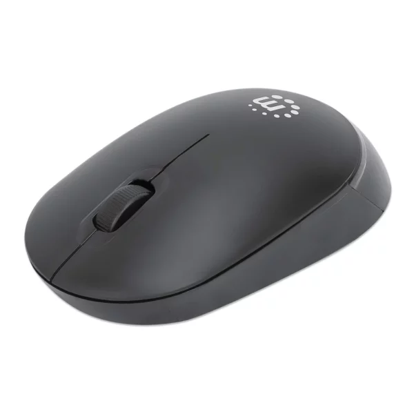 Manhattan Wireless Optical USB Mouse, Black - Image 2