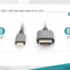 1.8m USB-C - HDMI Adapter Cable UHD 4K 30Hz - Image 5