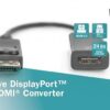 0.2m Active UHD 4K DisplayPort adapter cable, DP - HDMI type A M/F - Image 4