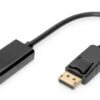 0.2m Active UHD 4K DisplayPort adapter cable, DP - HDMI type A M/F