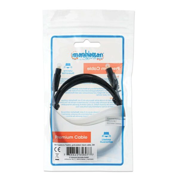 Toslink Digital Optical Audio Cable 2m - Image 5