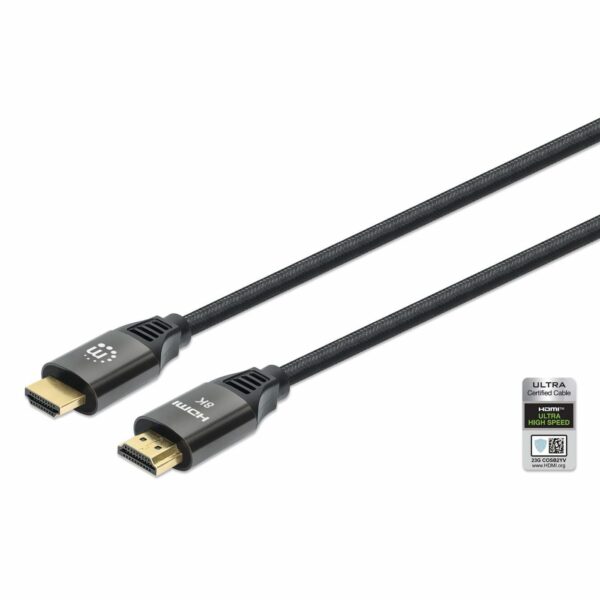 2m 8K@60Hz Certified Ultra High Speed HDMI Cable / Ethernet Manhattan