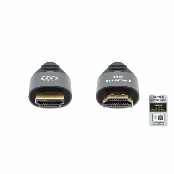 2m 8K@60Hz Certified Ultra High Speed HDMI Cable / Ethernet Manhattan - Image 3
