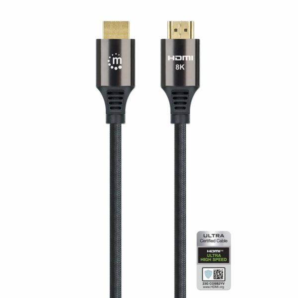 2m 8K@60Hz Certified Ultra High Speed HDMI Cable / Ethernet Manhattan - Image 2