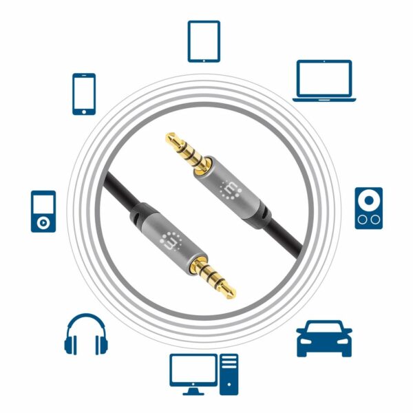 Stereo Audio Pro Series Aux Cable 2M - Image 6