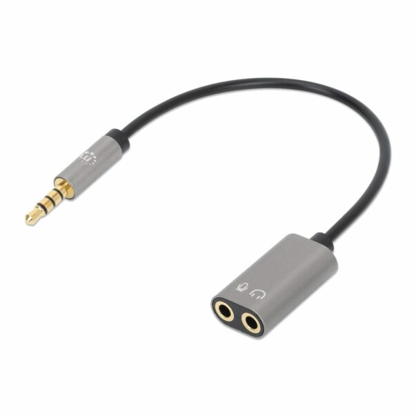 Headset Adapter Cable with Stereo Audio Aux Y-Splitter - Image 6