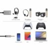 Headset Adapter Cable with Stereo Audio Aux Y-Splitter - Image 5