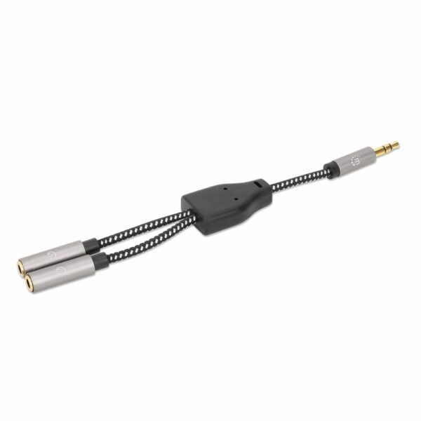 Stereo Audio Aux Headphone Y-Splitter Cable - Image 2