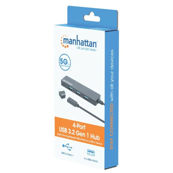 4-Port USB-C 3.2 Gen 1 Hub
