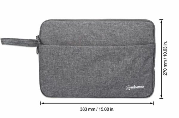 14.5 in. Seattle Notebook Sleeve Top Load Grey - Image 2