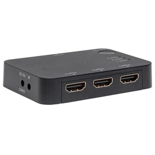 3-Port HDMI-Switch, 3-Port, 4K@30Hz, remote, USB power - Image 4