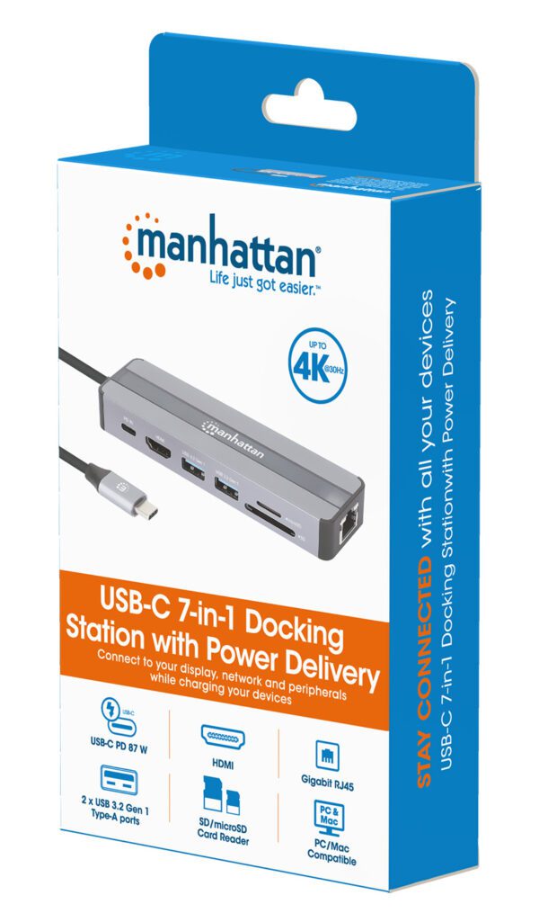 USB-C 7-in-1 Docking Station with Power Delivery