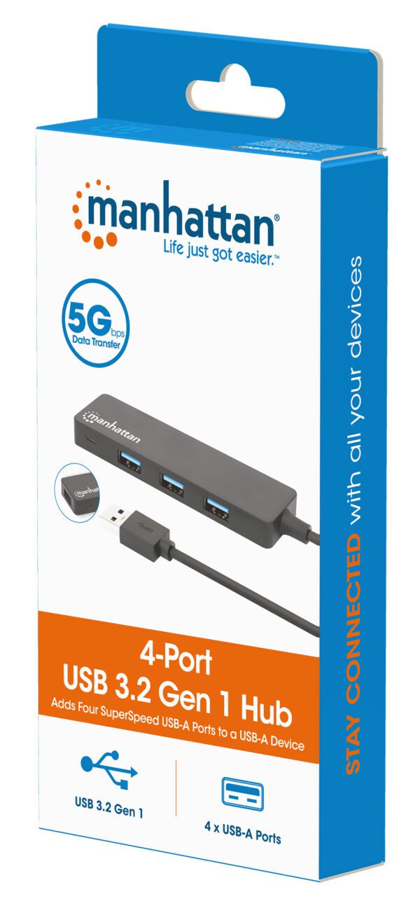 4-Port USB 3.0 Type-A Hub