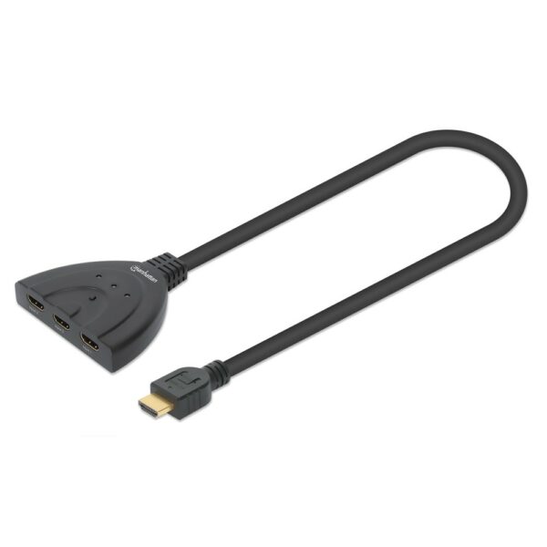 1080p 3-Port HDMI Switch with built in HDMI cable - Image 3