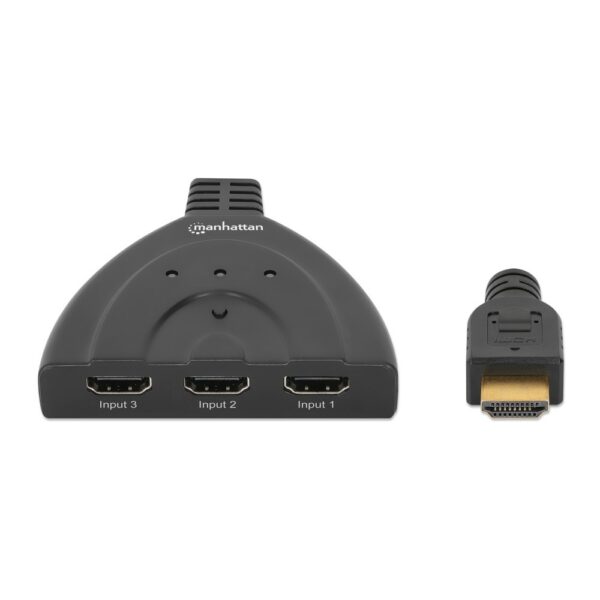 1080p 3-Port HDMI Switch with built in HDMI cable - Image 5