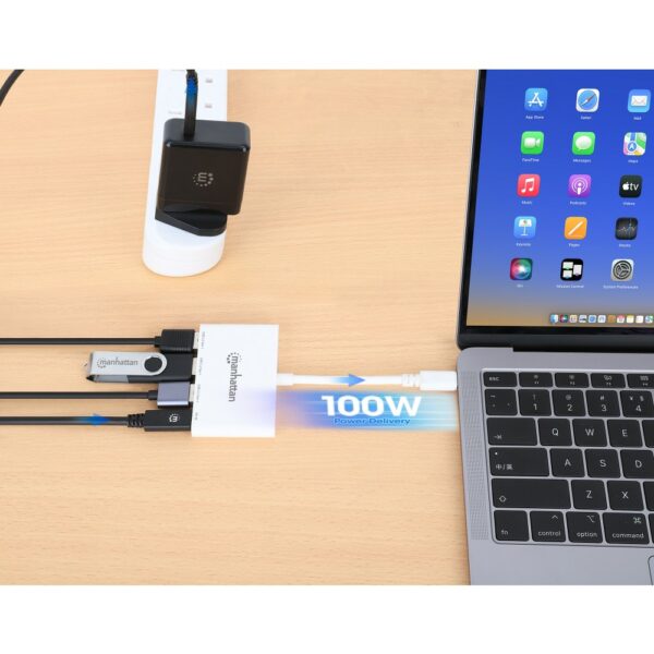 3-Port USB 3.0 Type-C Hub with Power Delivery - Image 2