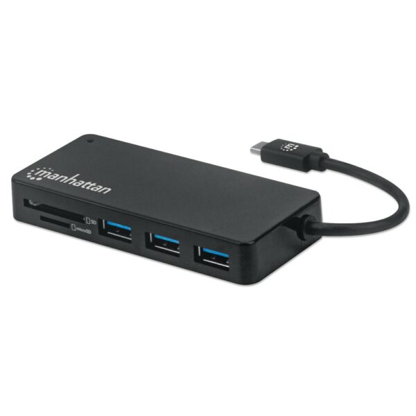 3-Port USB 3.0 Type-C Hub with Card Reader - Image 5