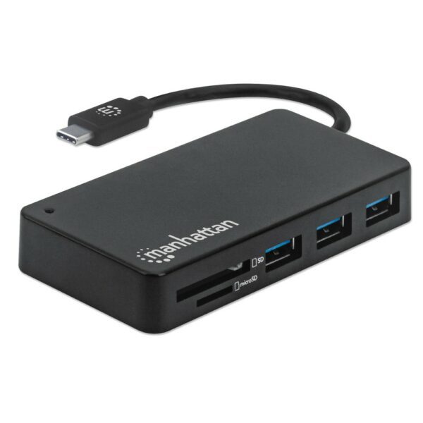 3-Port USB 3.0 Type-C Hub with Card Reader - Image 4