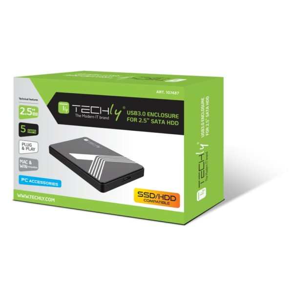 External USB3.0 Box for SATA 2.5" HDD/SSD Black