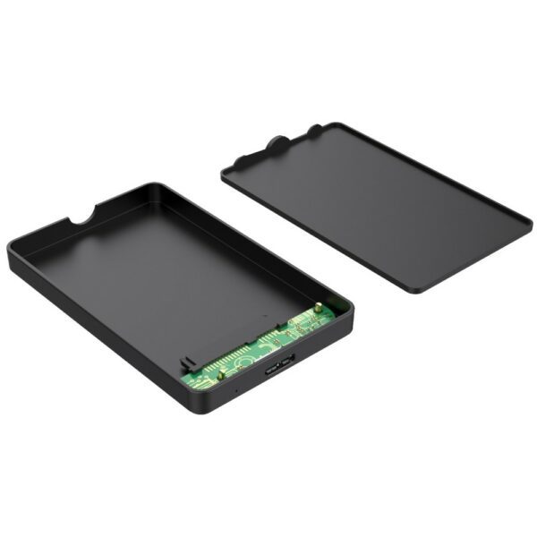 External USB3.0 Box for SATA 2.5" HDD/SSD Black - Image 3