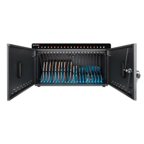 20-Port USB-C Desktop Charging Cabinet - 360 W