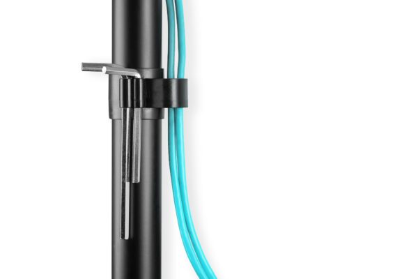 DIGITUS Universal Single Monitor Pole Mount 15-32", 8 kg (max.), black - Image 7