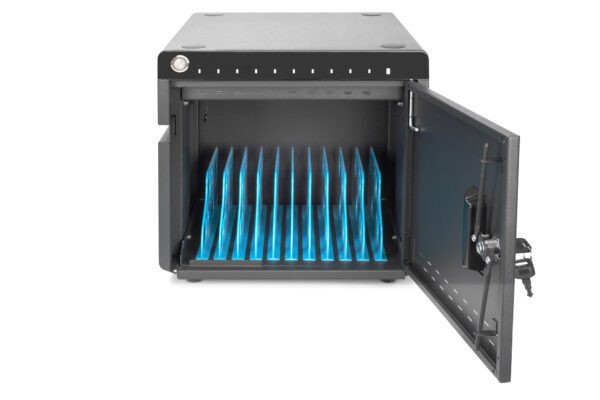 DIGITUS 10 Port USB-C Mobile Desktop Charging Cabinet for Notebooks/Tablets up to 14 inch, UV-C - Image 7