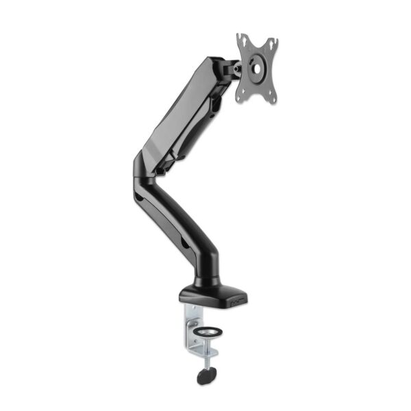 Manhattan, Aluminium Gas Spring Single Monitor Arm 17"-32", Black