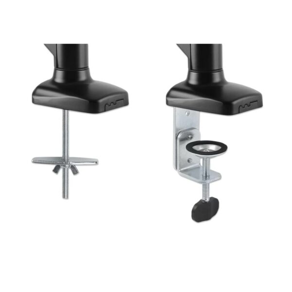 Manhattan, Aluminium Gas Spring Single Monitor Arm 17"-32", Black - Image 8