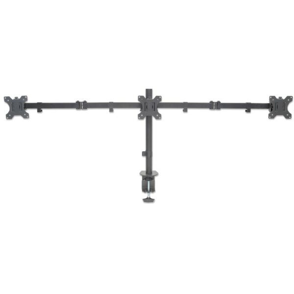 LCD Triple Monitor Mount with Center Mount and Double-Link Swing Arms - Image 8