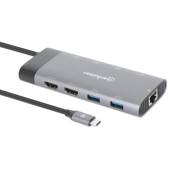 Docking station for laptop / MacBook® | Connection for 2 HDMI monitors, power delivery charging function as well as Ethernet and USB devices - Image 7