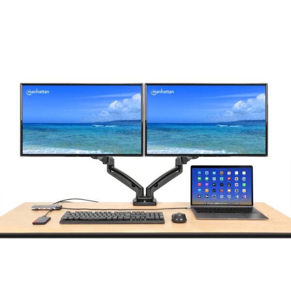 Docking station for laptop / MacBook® | Connection for 2 HDMI monitors, power delivery charging function as well as Ethernet and USB devices - Image 5