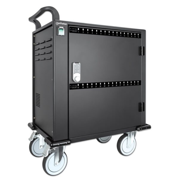 32-Port USB-C Charging Cabinet on Wheels 576 W - Image 7