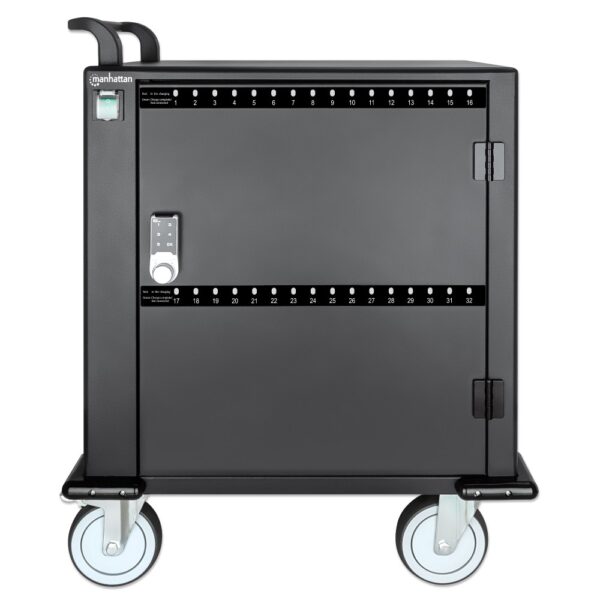 32-Port USB-C Charging Cabinet on Wheels 576 W - Image 6