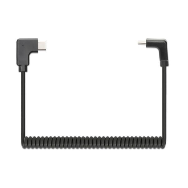 1m Spiral Cable USB-C to USB-C charging cable - Image 5