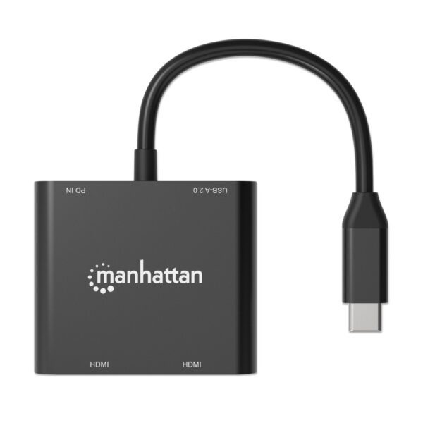 Multiport Adapter USB-C to Dual HDMI, USB plus 100 W Power Delivery Charging - Image 4
